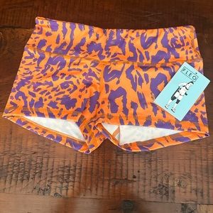 FLEO Turmeric Leopard OG SL Shorts New with tags